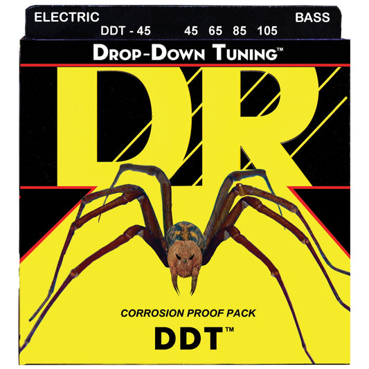 DR Strings DDT-45 Drop-Down Tuning Bass Strings, 45-105