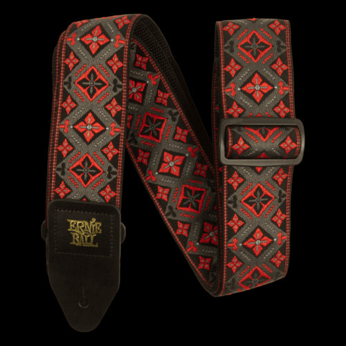 Ernie Ball 5346 Classic Jacquard Guitar Strap/Bass Strap - Red King