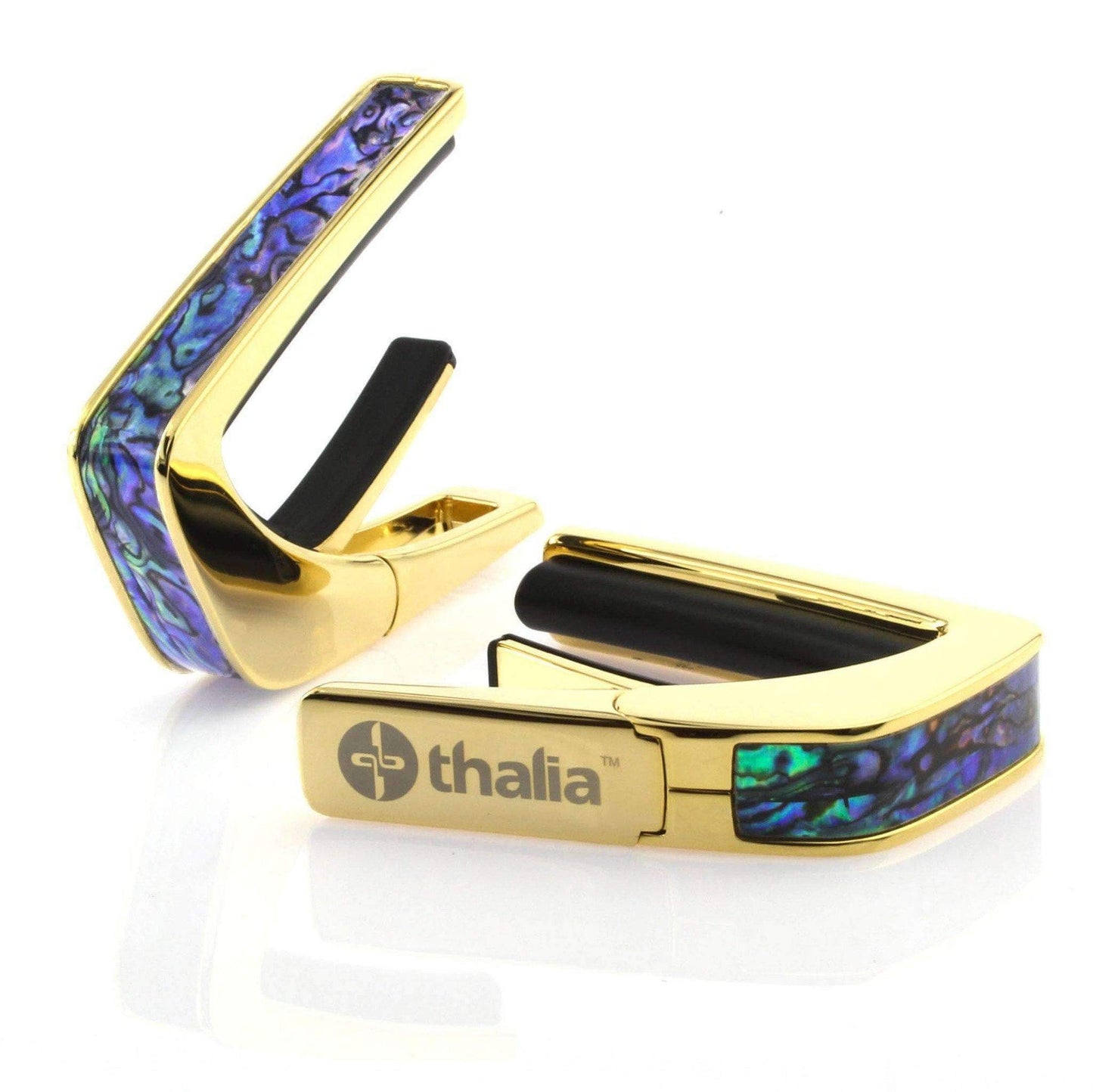 Thalia Capo - 24K Gold - Blue Abalone (Exotic Shell series)