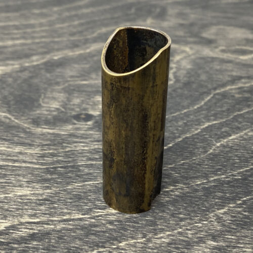 The Rock Slide - Joey Landreth Signature Guitar Slide - Small, Aged Brass