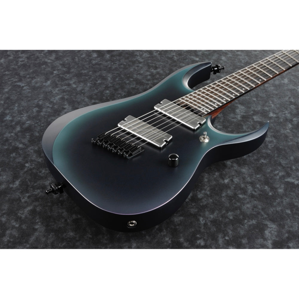 Ibanez RGD71ALMS RGD Axion Label 7-String Multi Scale Black Aurora Burst Matte w/Fishman Fluence Pickups