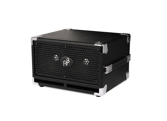 Phil Jones Compact 2 (C2-B), 200W 2 x 5", 8-ohm), 40Hz-15KHz, "Piranha" Series Bass Cabinet, Black