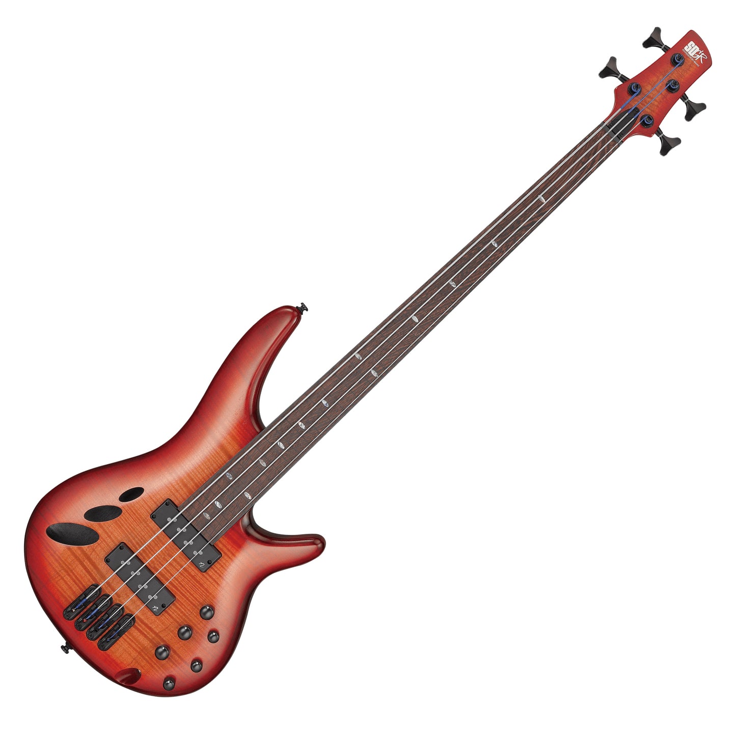 Ibanez Bass Workshop SRD900F Fretless 4-String Electric Bass, Brown Topaz Burst Low-Gloss (BTL) (new for 2024)