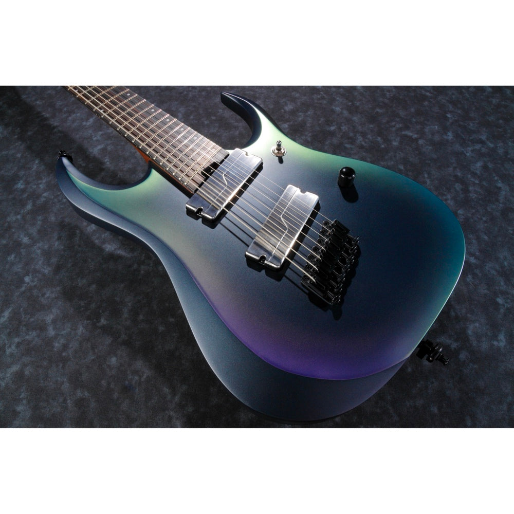 Ibanez RGD71ALMS RGD Axion Label 7-String Multi Scale Black Aurora Burst Matte w/Fishman Fluence Pickups