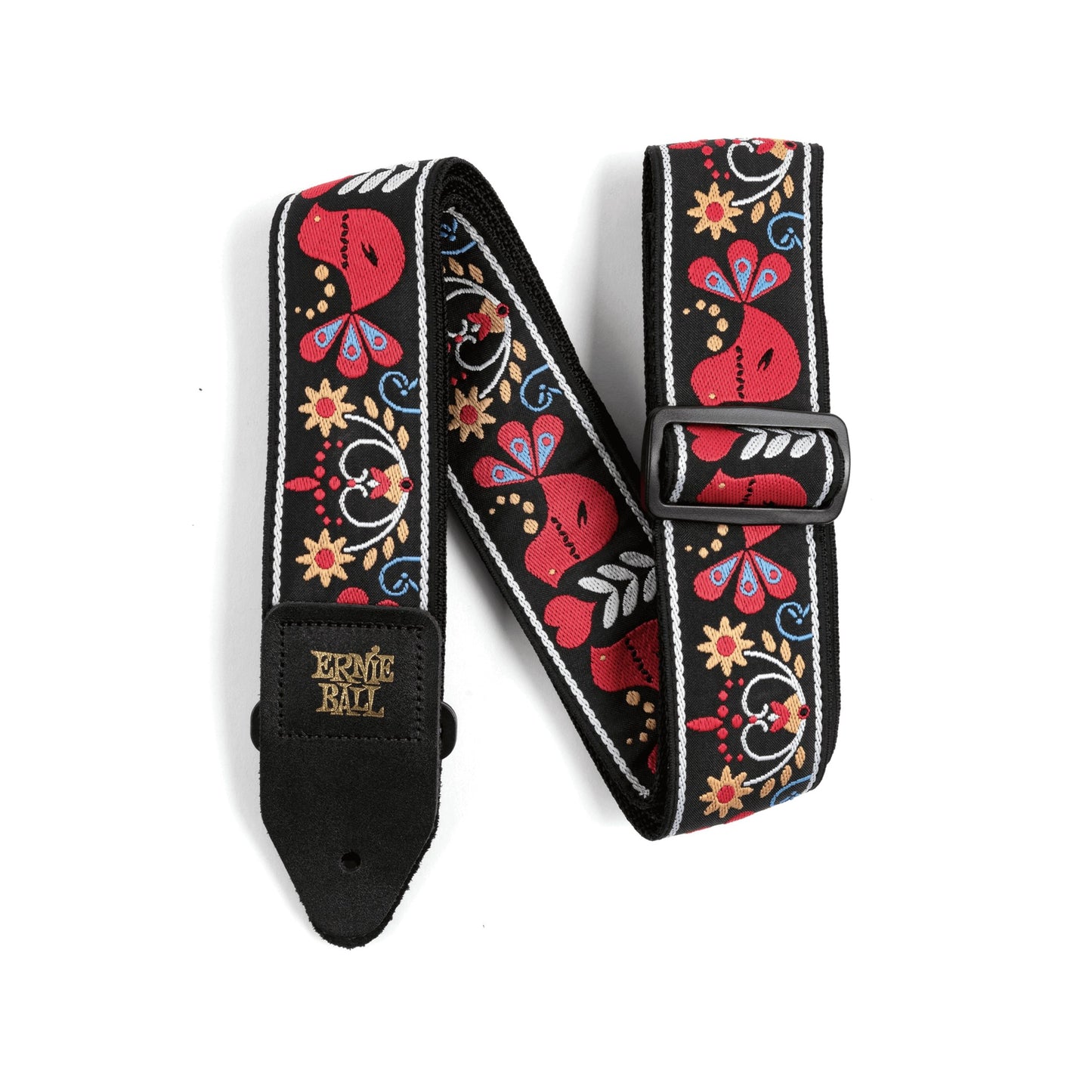 Ernie Ball Redbird Rising Jacquard Guitar Strap