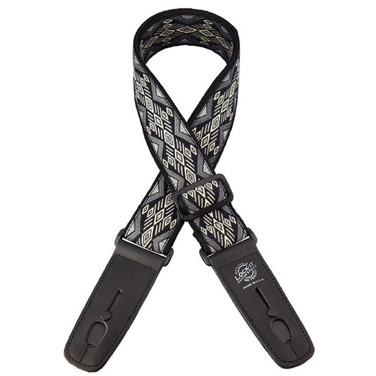 Lock-It Retro Series 2" Guitar Strap - Carbon Canyon