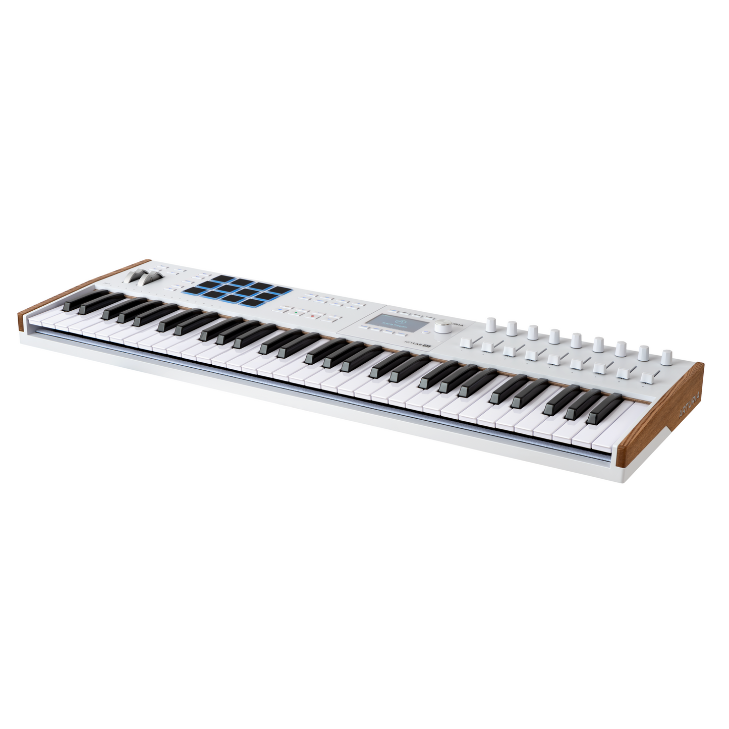 Arturia KeyLab 61 mk3 White — 61 Key USB MIDI Keyboard Controller with Analog Lab Pro Software Included