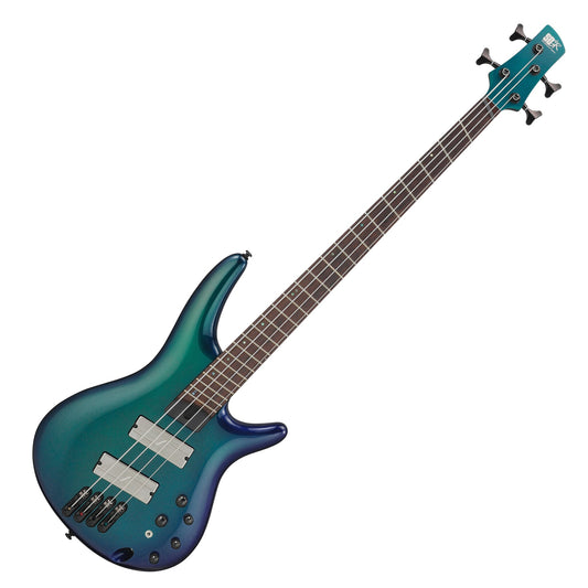 Ibanez Bass Workshop SRMS720 Multi-Scale 4-String Bass, Blue Chameleon (BCM, Polychrome), New for 2024