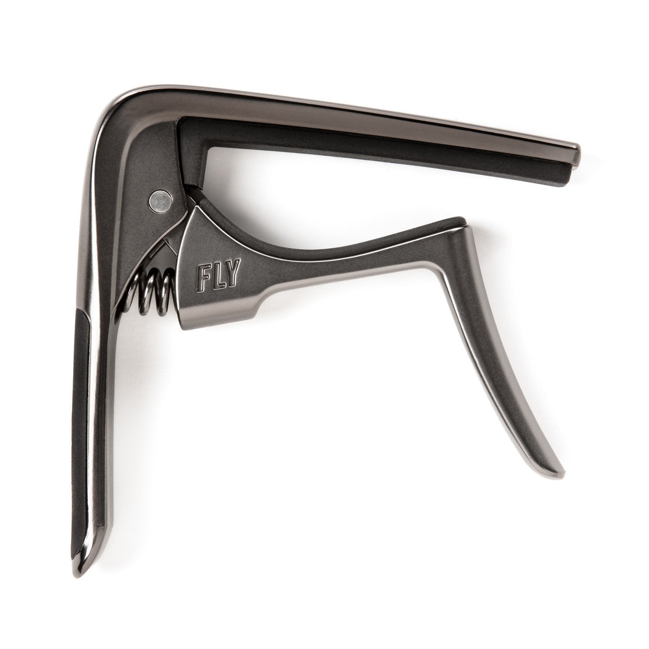 Dunlop Trigger Fly Capo, Curved, Gun Metal