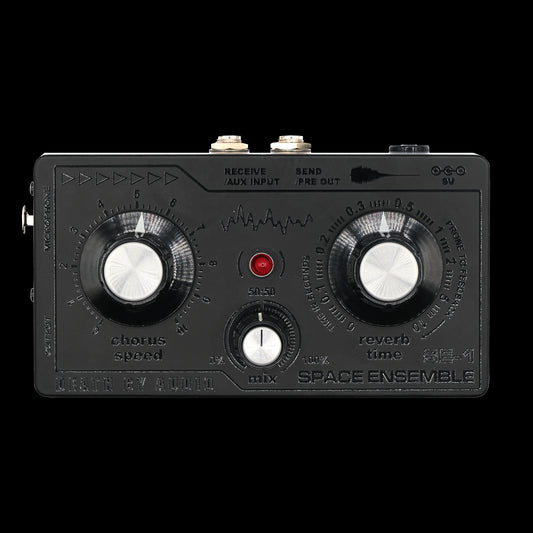 Death By Audio Space Ensemble SE-1, Blacked Out, Limited Edition - Chorus and Reverb XLR/Microphone Effect