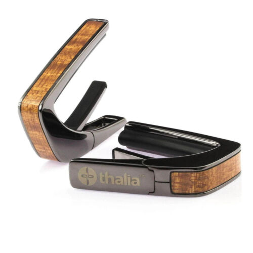 Thalia Capo - Exotic Wood - Black Chrome with Sapele Inlay