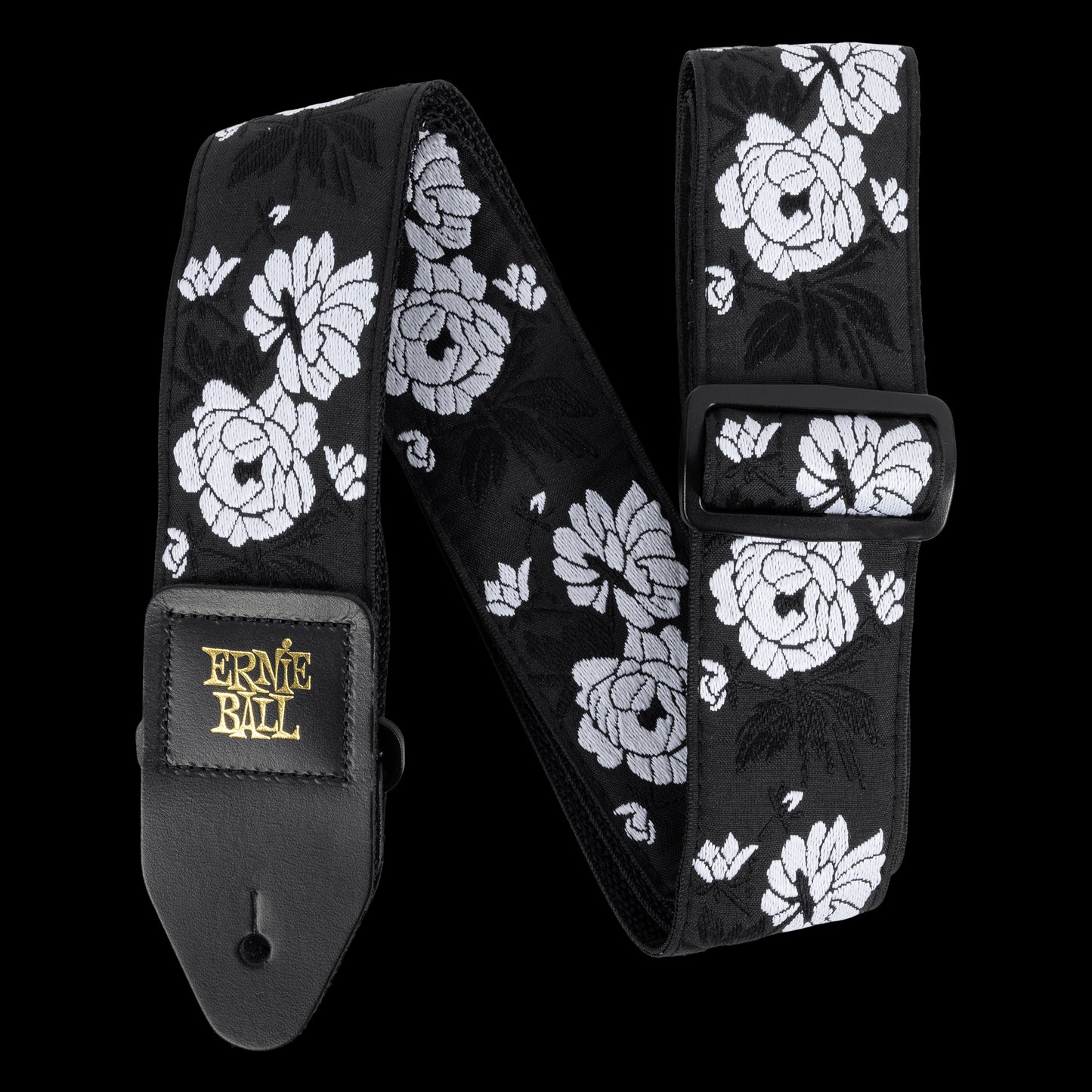 Ernie Ball Classic Jacquard Guitar Strap/Bass Strap - Vanilla Rose