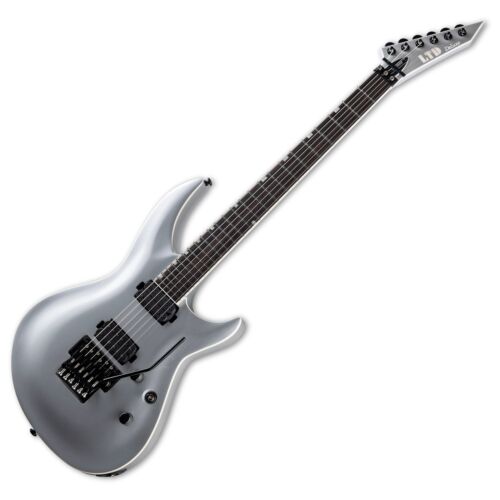 LTD (ESP) H3-1000FR Metallic Silver, Floyd Rose (New for 2024!), with Form-Fit ESP Hardshell Case