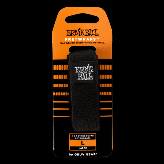 Ernie Ball Fretwraps by Gruv Gear Pro String Dampener, Large (7 & 8 -String Guitar, 6-String Bass)