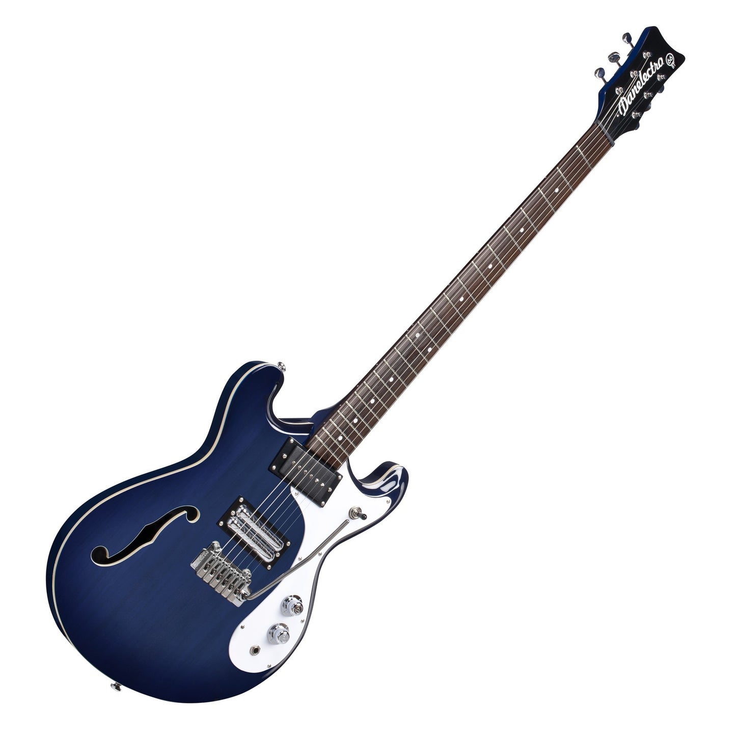 Danelectro The '66 Baritone with Tremolo (66BT) - Transparent Blue