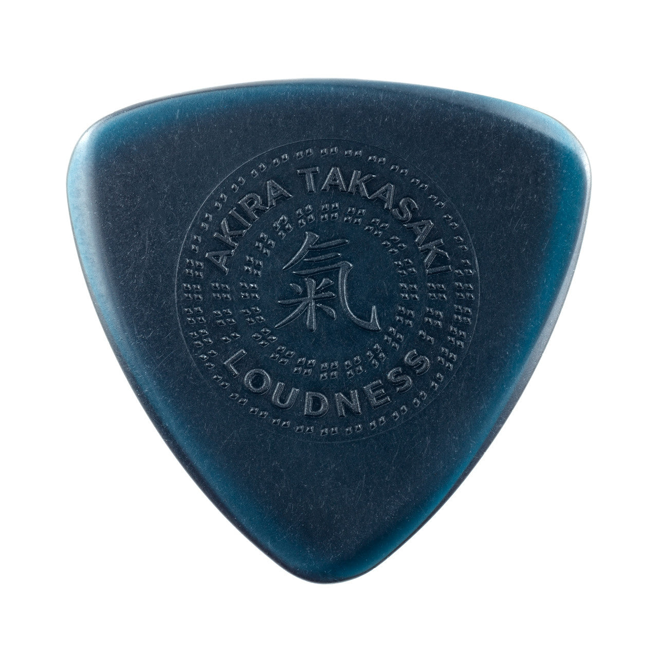 Dunlop Akira Takasaki Custom Primetone Picks, 3-Pack (Small Tri Ultex, Hand-Burnished Edges/Tips, Energy Kanji)