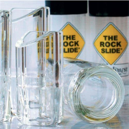 The Rock Slide - Small Moulded Glass Slide, 17.5mm x 48mm - Ring Size 6-8