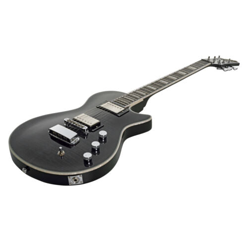 Hagstrom Ultra Max, Mahogany Single Cut with Coil Split, Dark Storm Burst Gloss