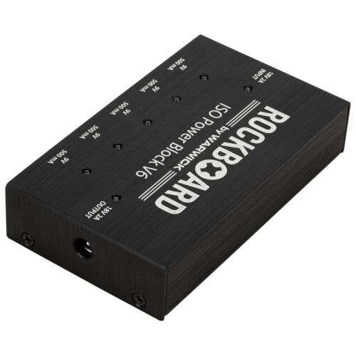 RockBoard ISO Power Block V6 - Isolated Multi Power Supply (5x 9v = 1x 18v, Linkable)