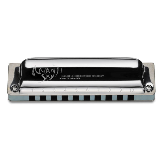 Suzuki Manji Sky 10-Hole Diatonic Harmonica Key of G