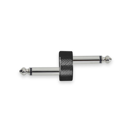 Rockboard Compact Pedal Z-Connector/Coupler, Black - Plug to Plug Length: 10mm / 3/8"