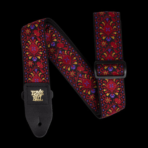 Ernie Ball Classic Jacquard Guitar/Bass Strap - Crimson Royal Bloom