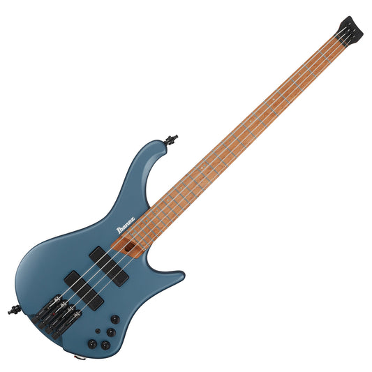 Ibanez Bass Workshop EHB1000-AOM, Ergonomic Headless Bass w/ Bag, 4-String, Arctic Ocean Matte (New for 2024)