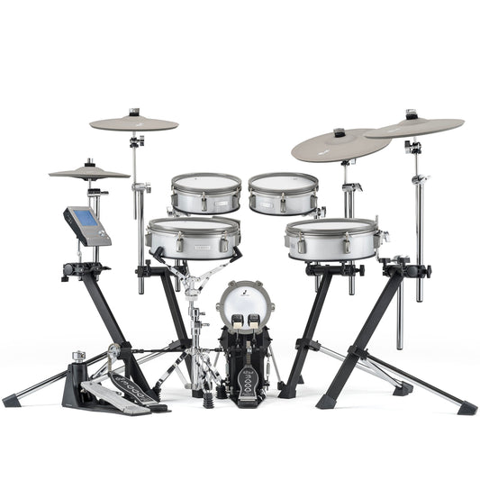 EFNOTE 3 Next-Generation Acoustic Designed Electronic Drum Set - White Sparkle