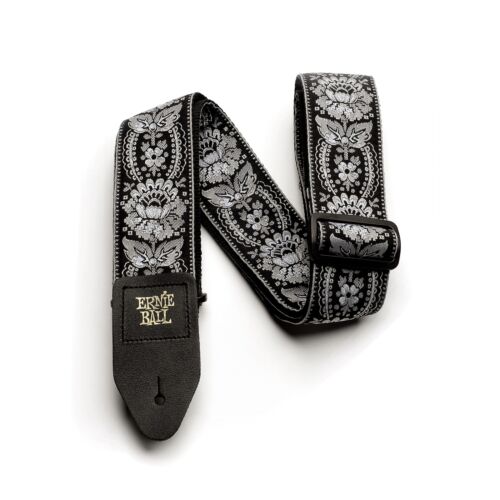 Ernie Ball Silver Orleans Jacquard Strap