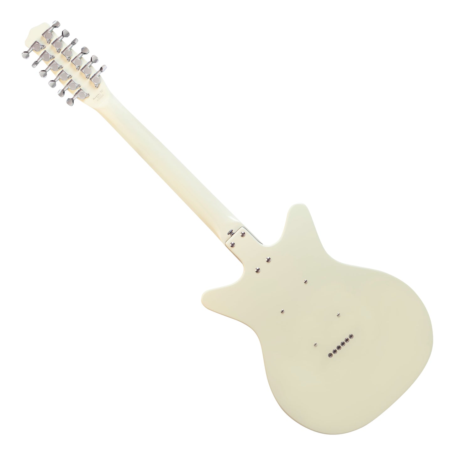 Danelectro '59 Double-Cut 12-String Guitar--Vintage White with Black Pickguard (59SDC-VWH)