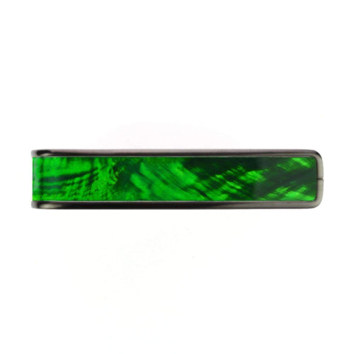 Thalia Capo - Black Chrome with Green Angel Wing Exotic Shell Inlay