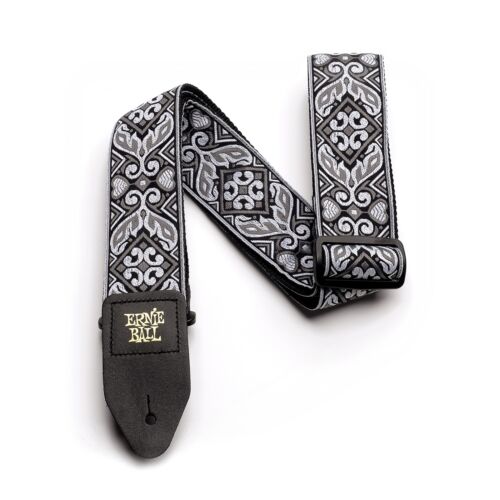 Ernie Ball Tribal Silver Jacquard Guitar Strap