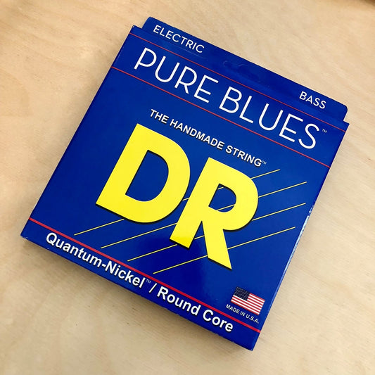 DR Strings Pure Blues Bass, Victor Wooten Signature Gauge Set (40 55 75 95), Quantum-Nickel