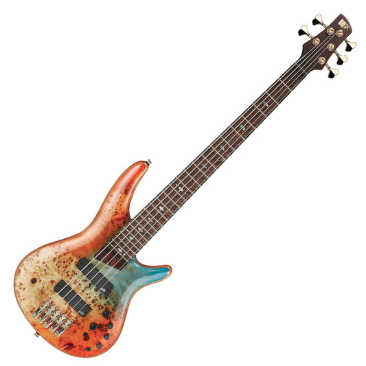 Ibanez Premium SR1605DW, 5-String Bass w/ Bag , Autumn Sunset Sky