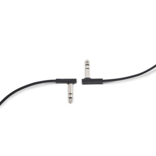 Rockboard Flat Patch TRS Cable 19.68' / 600 cm, Black