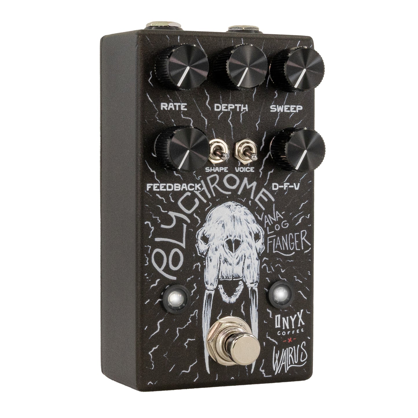 Walrus Audio Polychrome Analog Flanger, Onyx Edition (Black Friday 2023 Limited)