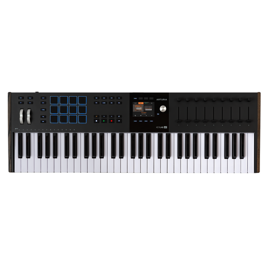 Arturia KeyLab 61 mk3 Black — 61 Key USB MIDI Keyboard Controller with Analog Lab Pro Software Included