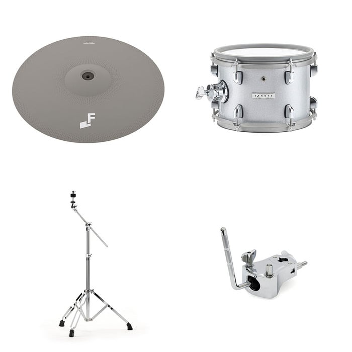 EFNOTE 7 Expansion Pack 1 (18" Cymbal w Stand, 10" Rack Tom w/ Mount)