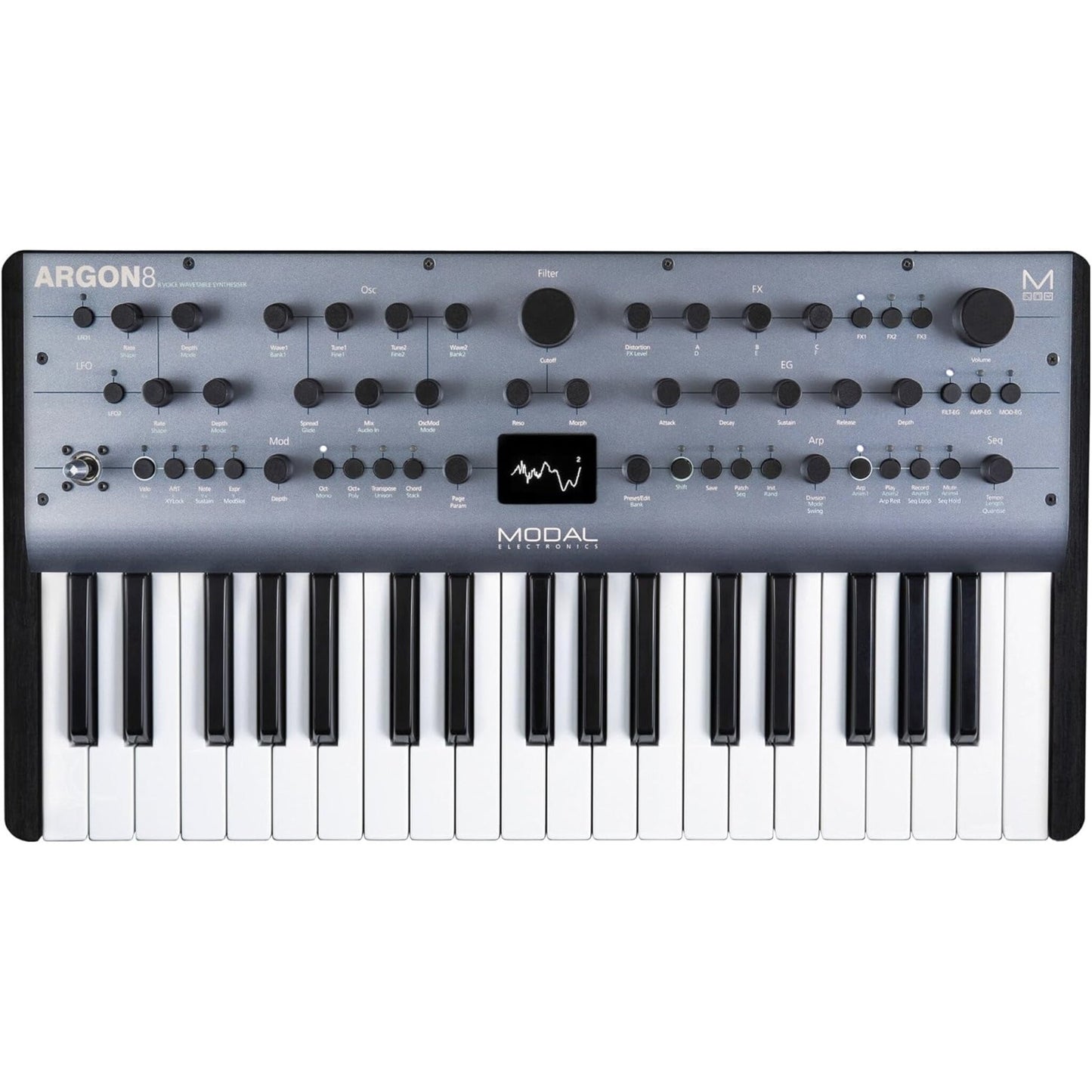 Modal Electronics Argon8, 8-Voice Wavetable Synthesizer with 37 Keys