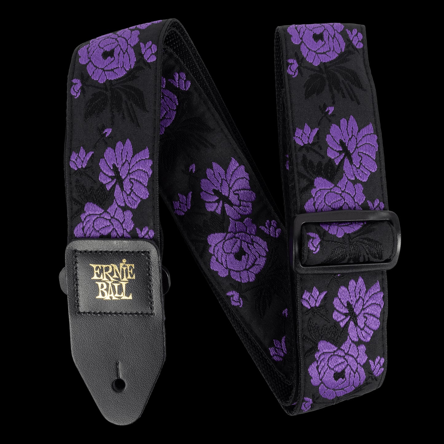 Ernie Ball Classic Jacquard Guitar Strap/Bass Strap - Lavender Rose