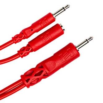 Hosa CMM-515Y Hopscotch Patch Cables 5-Pack, 6 Inch (CMM515Y)