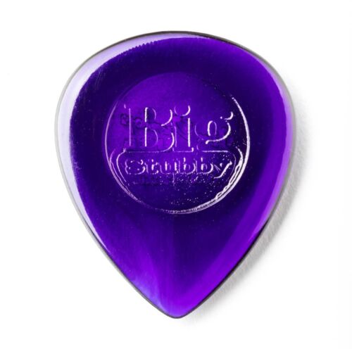 Dunlop Big Stubby Guitar Picks 3.0MM - 6 Pack (475P3.0 / Purple)