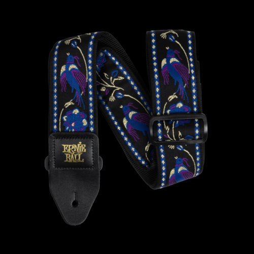 Ernie Ball Classic Jacquard Guitar/Bass Strap - Purple Pleasant Pheasant