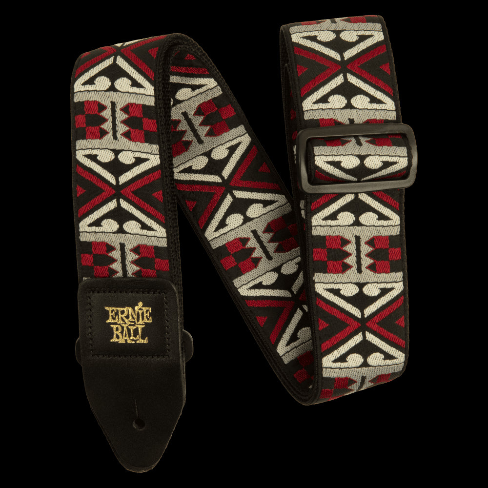 Ernie Ball 5339 Classic Jacquard Guitar Strap/Bass Strap - Primal Red