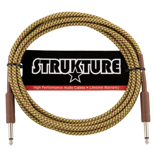 Strukture Instrument Cable - Vintage Tweed, 10 ft