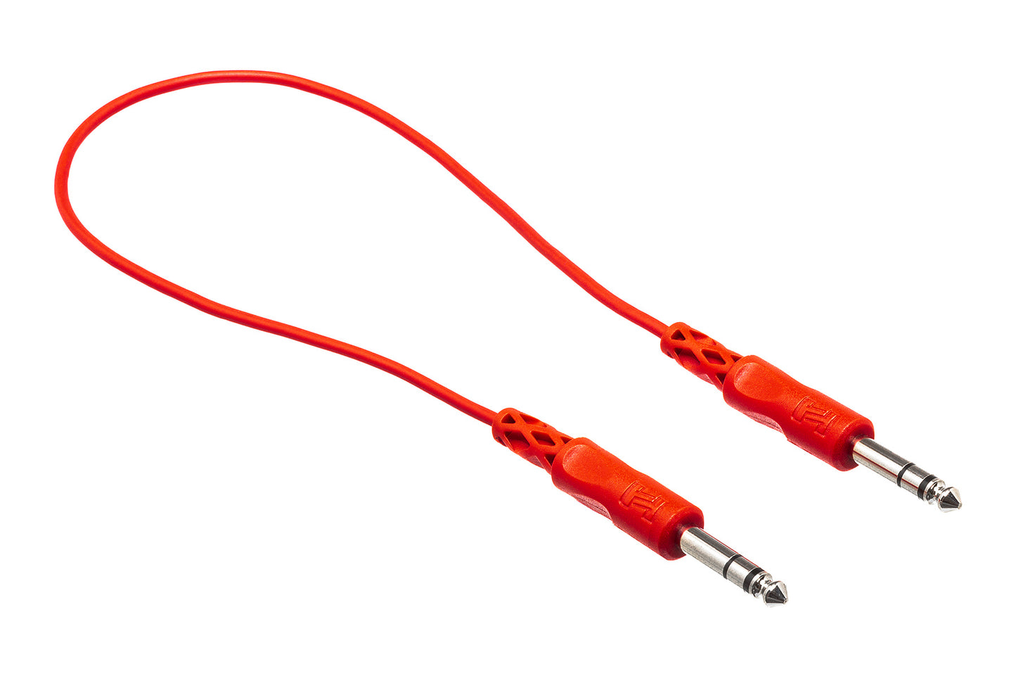 Hosa CSS-845 8-Pack of 1.5-Foot (18") Patch Cables w/ 1/4" Balanced/TRS/Stereo Plugs, Assorted Colors