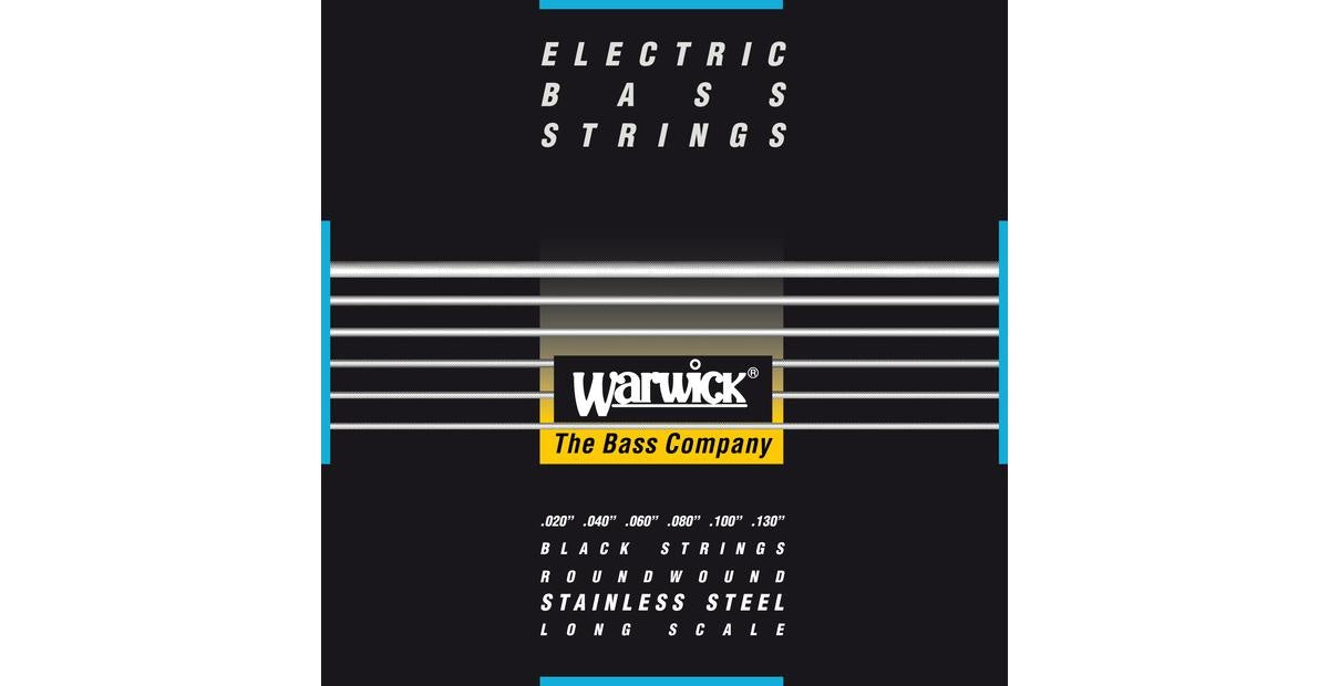 Warwick Black Label Bass Strings, 6-String Set Medium-Light, 20-130 (40400 ML 6 020/130)