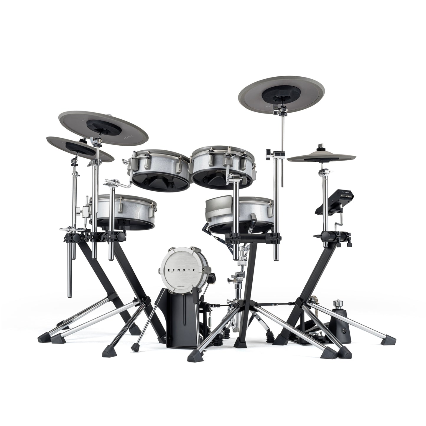 EFNOTE 3 Next-Generation Acoustic Designed Electronic Drum Set - White Sparkle