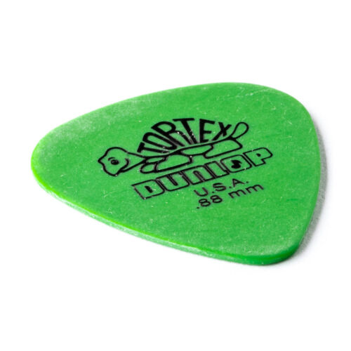 Dunlop Tortex Standard Pick .88mm, Green (12-Picks pack)