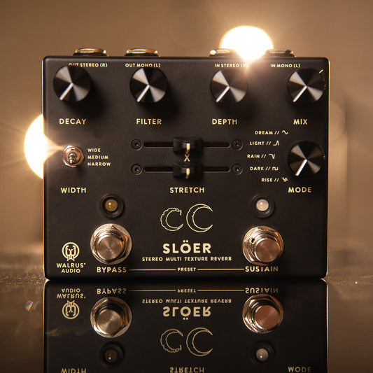 Walrus Audio Slöer Stereo Ambient Reverb - Black